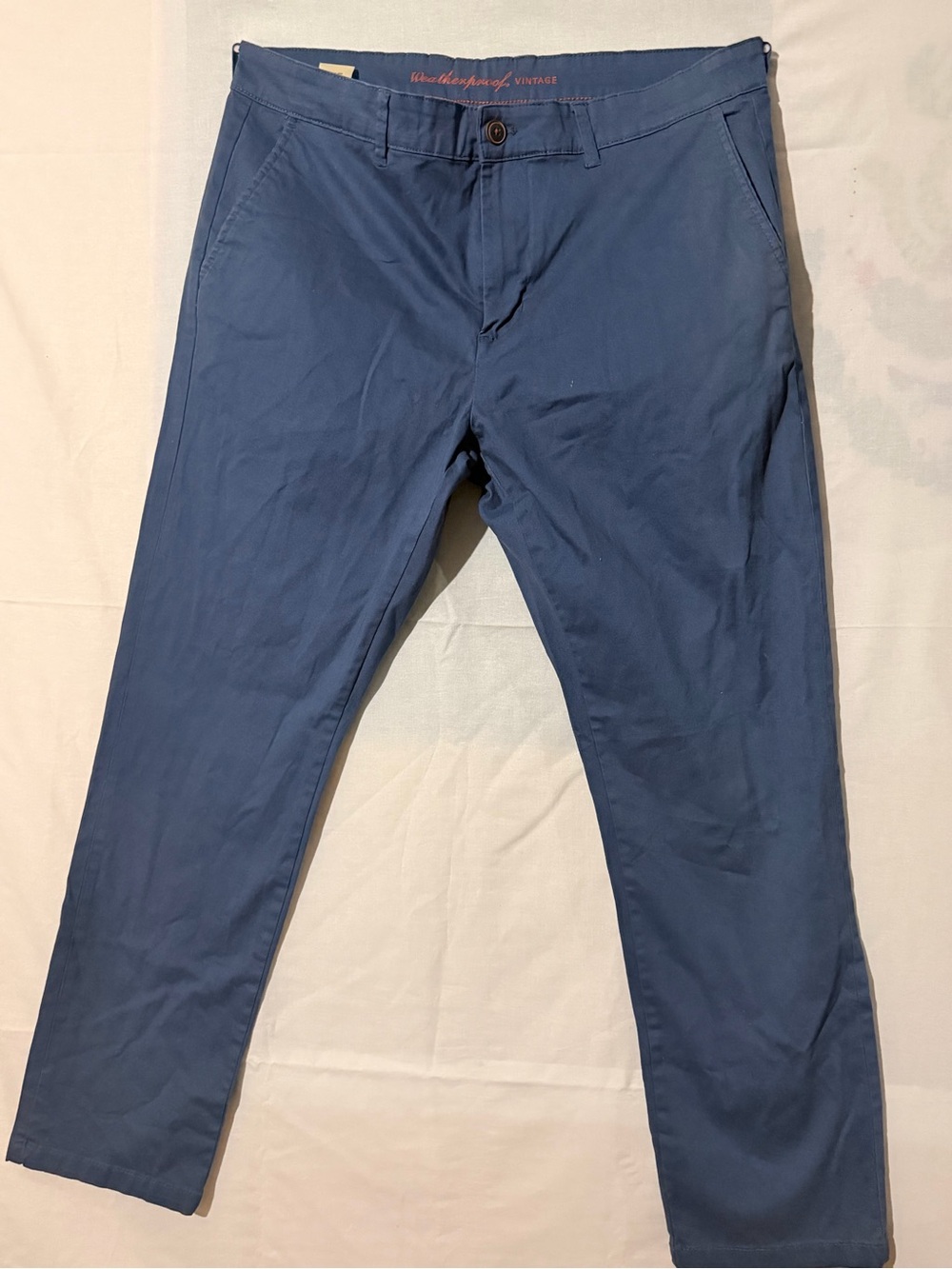 Weatherproof Men's Navy Blue Chinos